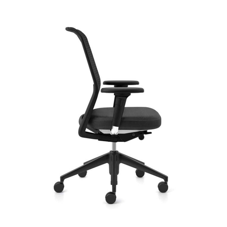 Fauteuil de bureau ID MESH Tissu noir VITRA