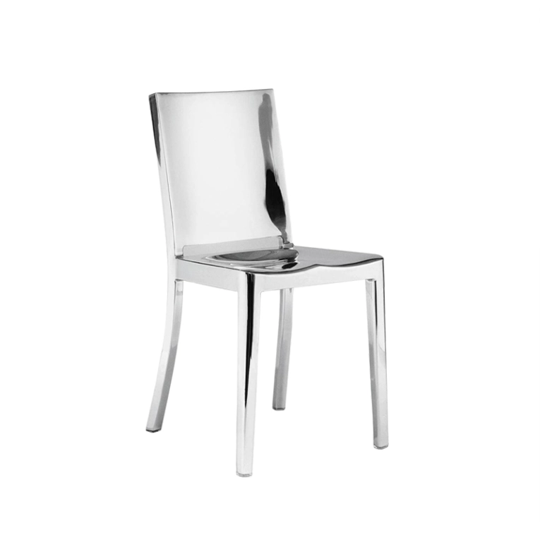 Chaise HUDSON Aluminium poli EMECO