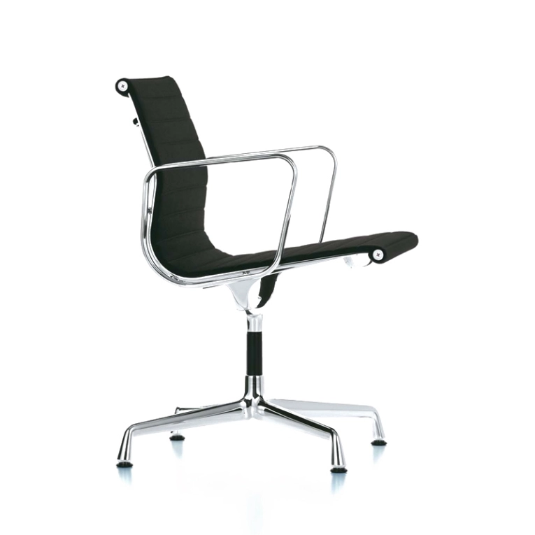 Fauteuil de bureau ALUMINIUM GROUP EA 108 visiteur Noir VITRA