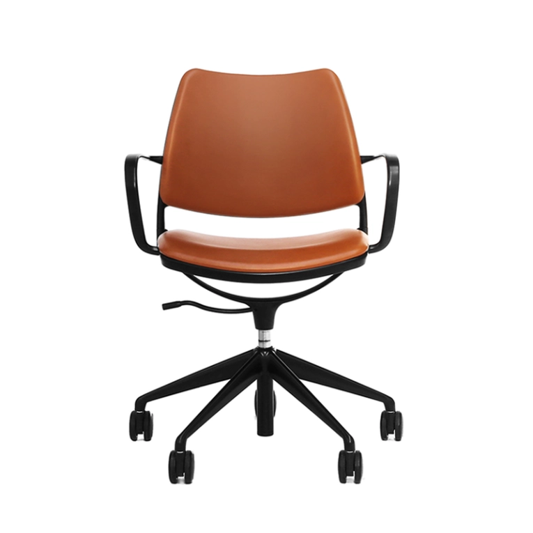 Fauteuil de bureau GAS Cognac/ noir STUA
