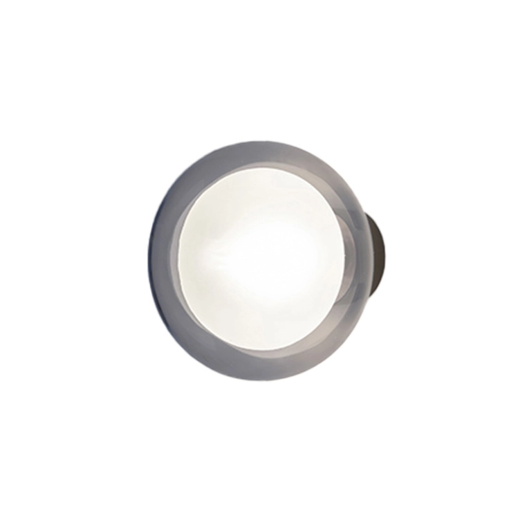 Applique NABILA 552.42 Chrome noir / verre fumé TOOY