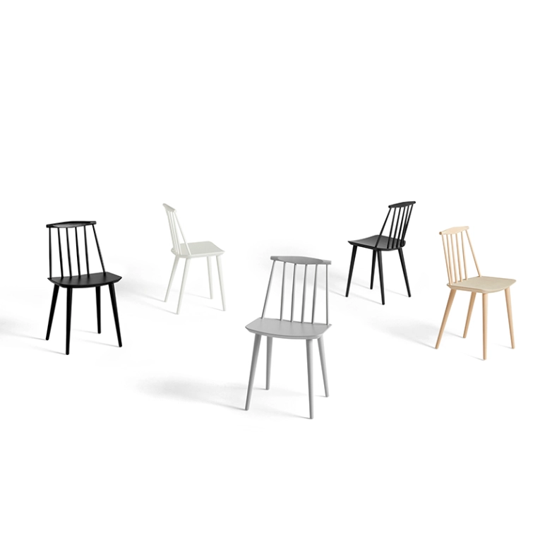 Chaise J77 Hêtre naturel HAY