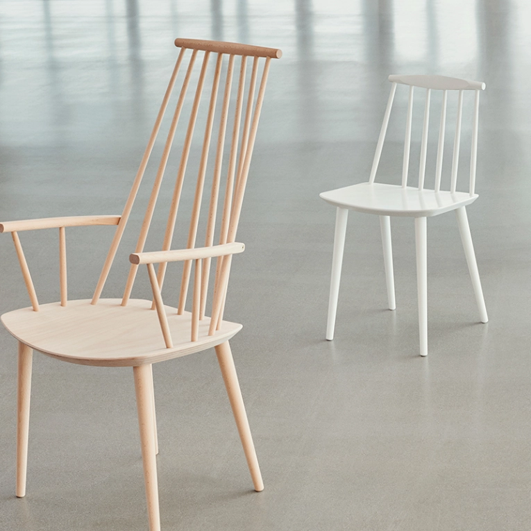 Chaise J110 Hêtre naturel HAY