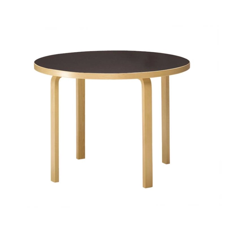 Table enfant 90A ENFANT Linoléum noir ARTEK