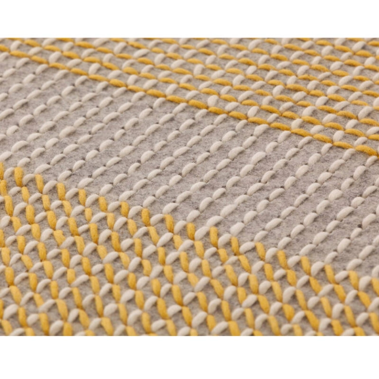 Tapis Tapis CANEVAS GEO Gris GAN