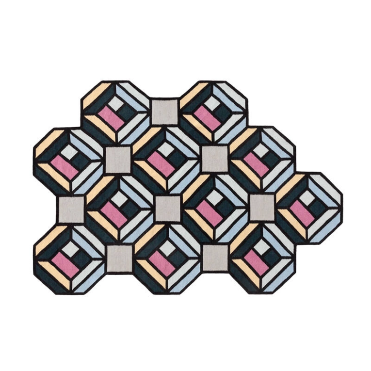 Tapis Tapis PARQUET TETRAGON GAN