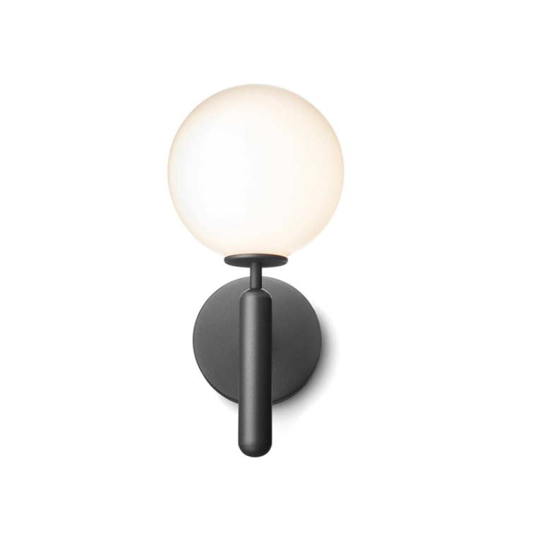 Applique MIIRA OPAL blanc opalin/ gris NUURA