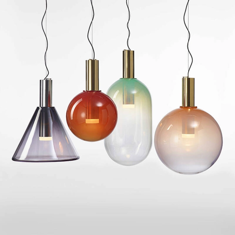 Suspension PHENOMENA 03 Rose/ argent BOMMA