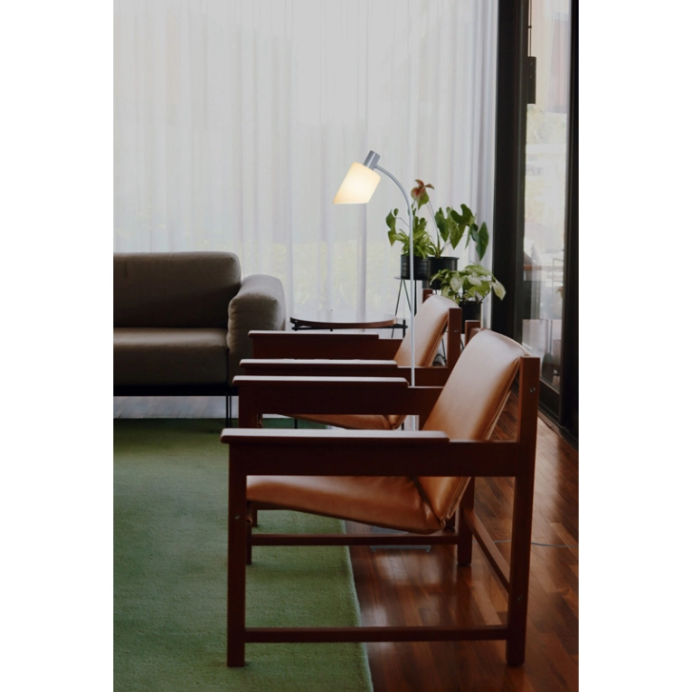 Lampadaire LAMPE DE BUREAU Gris bleu NEMO LIGHTING