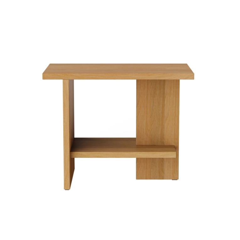 Table d'appoint guéridon TEE Rectangle Chêne NINE