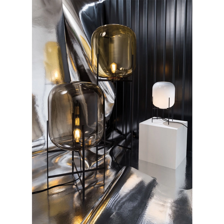 Lampadaire ODA BIG Ambre/ noir PULPO