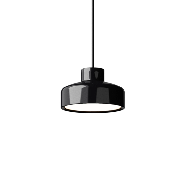 Suspension LACQUER Small Noir NINE