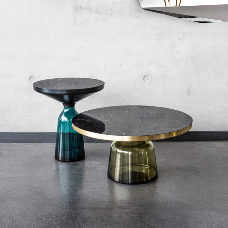 Table basse BELL COFFEE Marbre Gris quartz CLASSICON