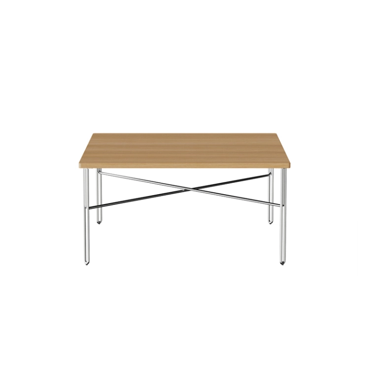 Table basse INLINE 80x80 Chêne/ inox NINE