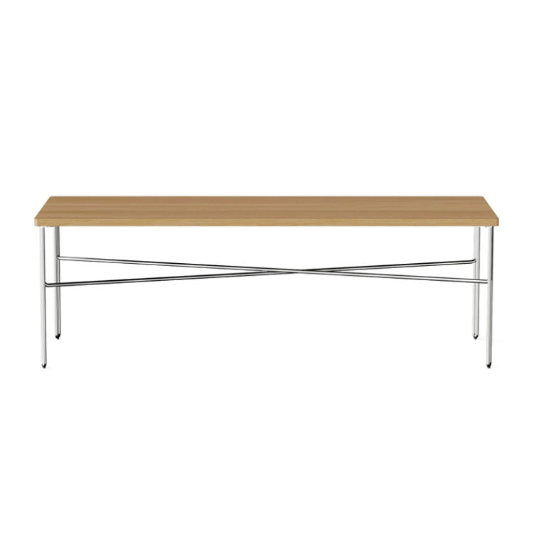Table basse INLINE 120x40 Chêne/ inox NINE
