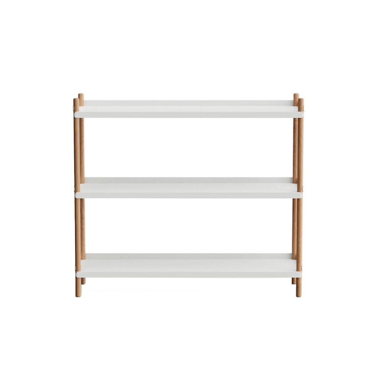 Etagère BOLT 100x88 Gris/ chêne NINE