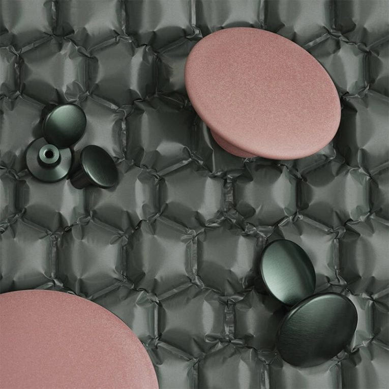 Patère Design Set de 5 patères DOTS METAL Rose MUUTO