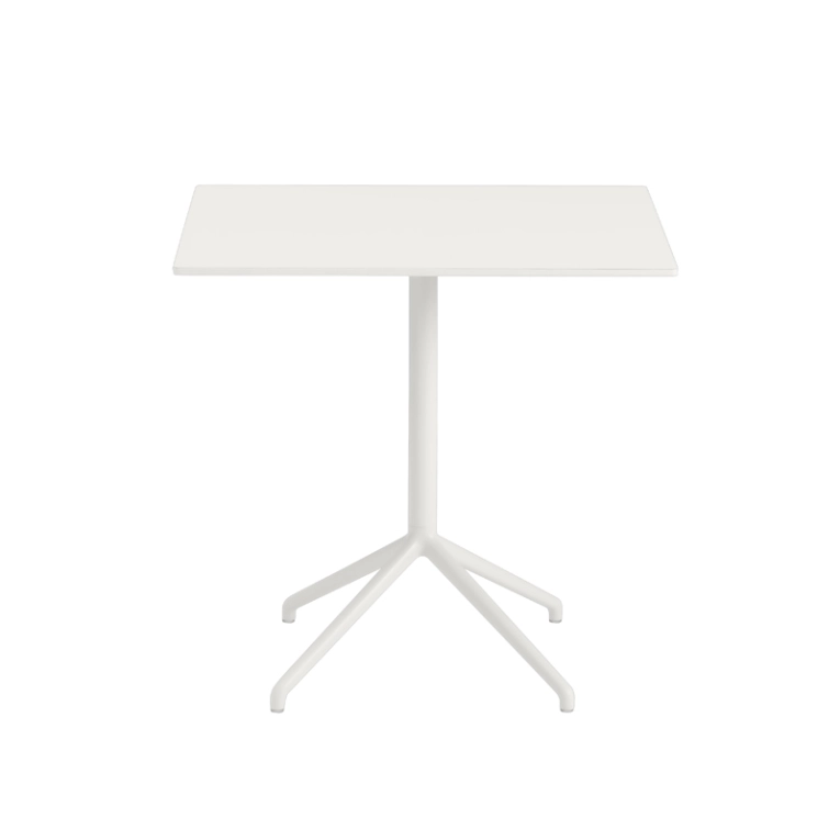 Table STILL CAFÉ 75x65 Blanc MUUTO