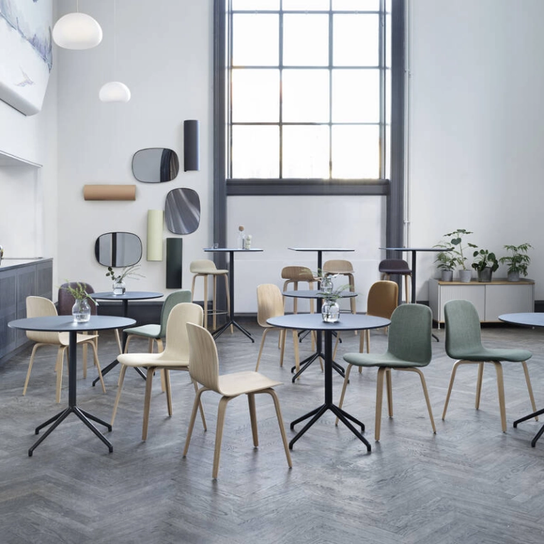 Table STILL CAFÉ Ø75 Noir MUUTO