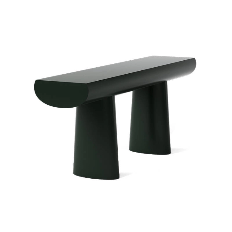 Table CONSOLE Vert foncé KARAKTER