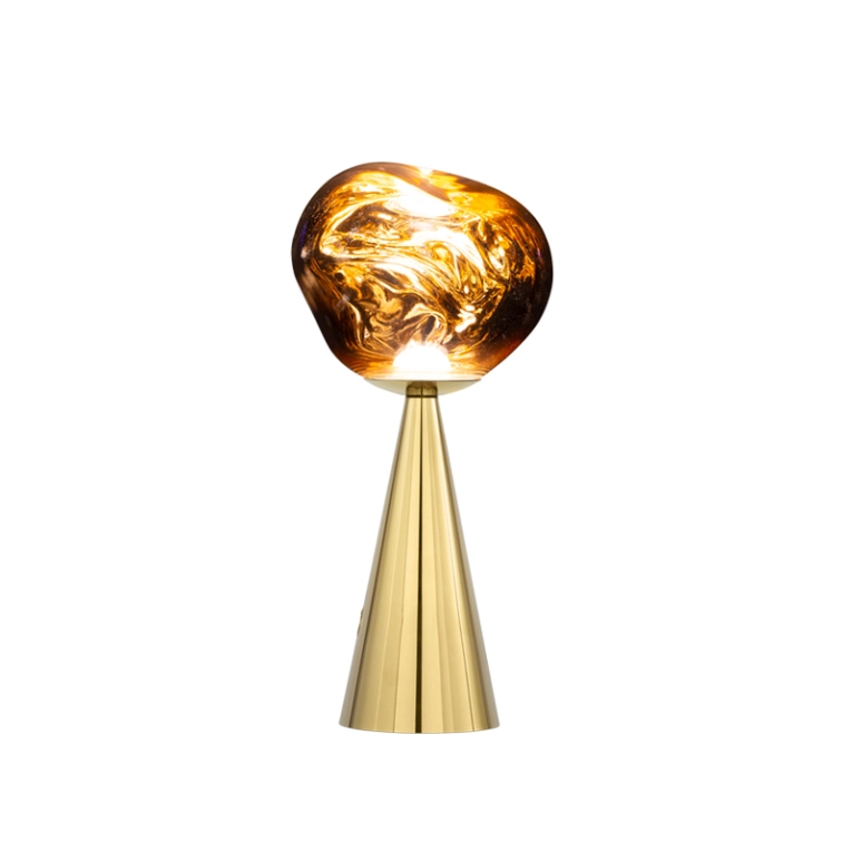 Lampe à poser MELT PORTABLE Or TOM DIXON