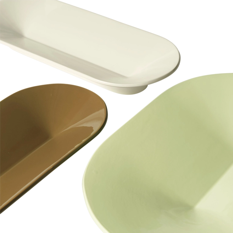 Plateau, plat Coupe MERE 51x21 Blanc cassé MUUTO