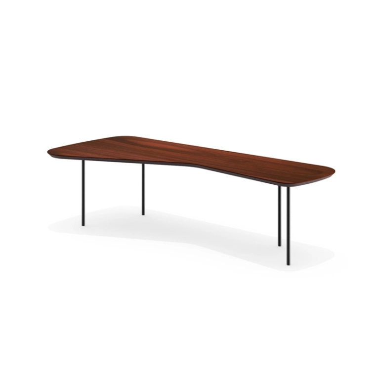 Table basse GIRARD Noyer KNOLL