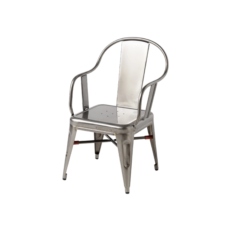 Siège enfant Fauteuil MOUETTE Brut verni TOLIX