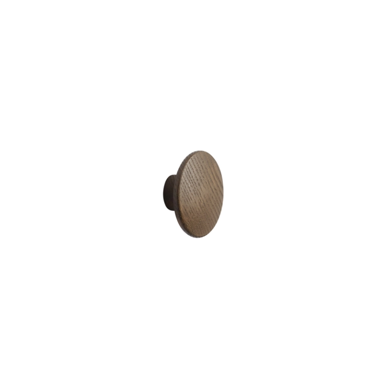 Patère Design Patère DOTS Ø 6,5 Brun foncé MUUTO
