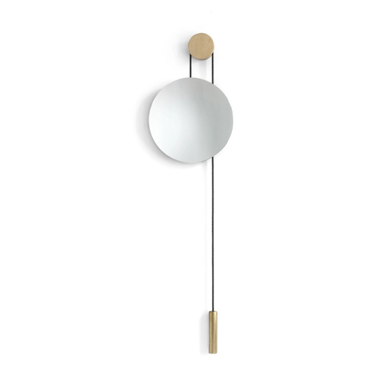 Miroir Miroir RISE & SHINE Chêne naturel / Laiton  NEW WORKS