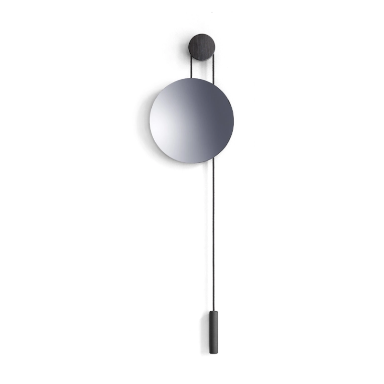 Miroir Miroir RISE & SHINE Chêne brûlé / Acier NEW WORKS