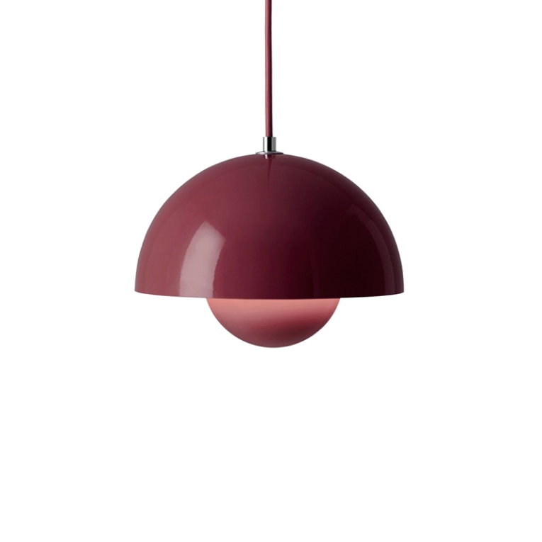 Suspension FLOWERPOT VP1 Prune foncé AND TRADITION