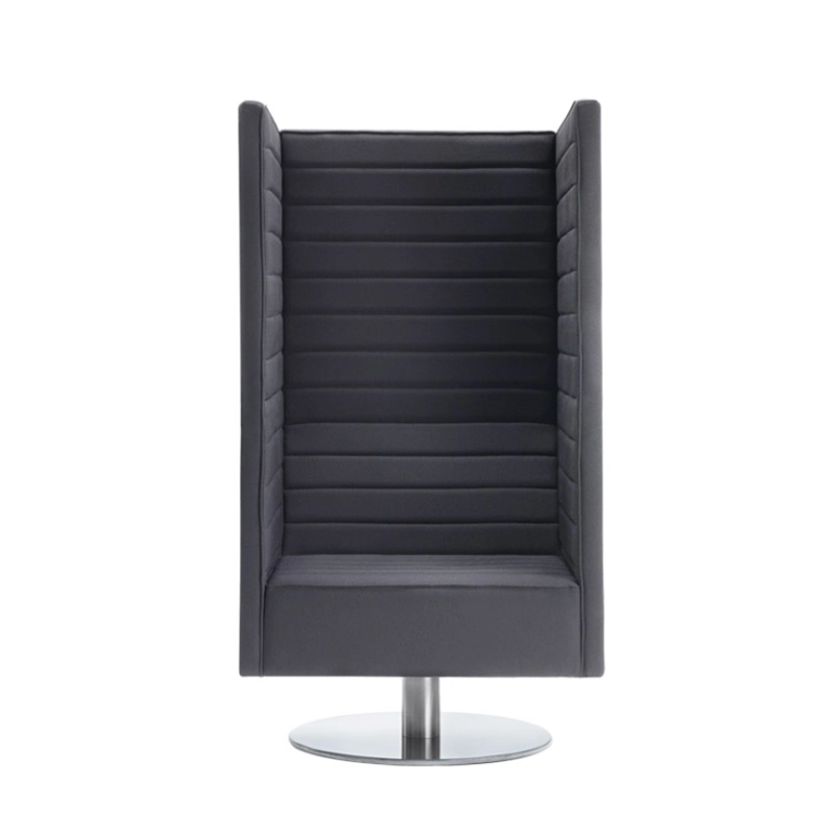 Fauteuil lounge STRIPES Pivotant Gris foncé YS009 MARELLI