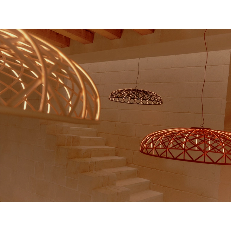 Suspension SKYNEST Bleu tourmaline FLOS