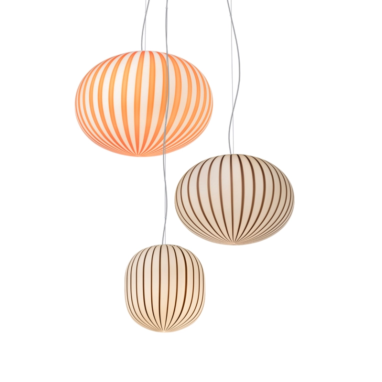 Suspension FILIGRANA CLUSTER C3b Noir, rouge ESTABLISHED & SONS
