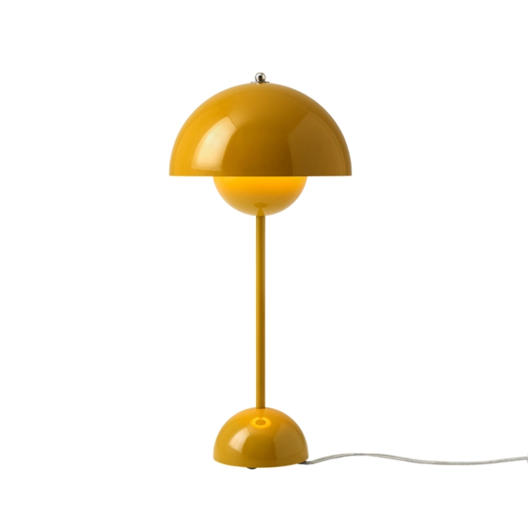 Lampe à poser FLOWERPOT VP3 Moutarde AND TRADITION