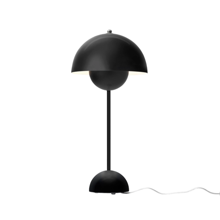 Lampe à poser FLOWERPOT VP3 Noir mat AND TRADITION