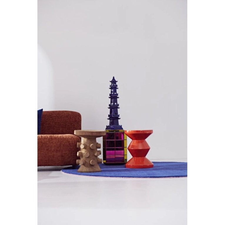 Tabouret ZIG ZAG Rouge rouille POLS POTTEN
