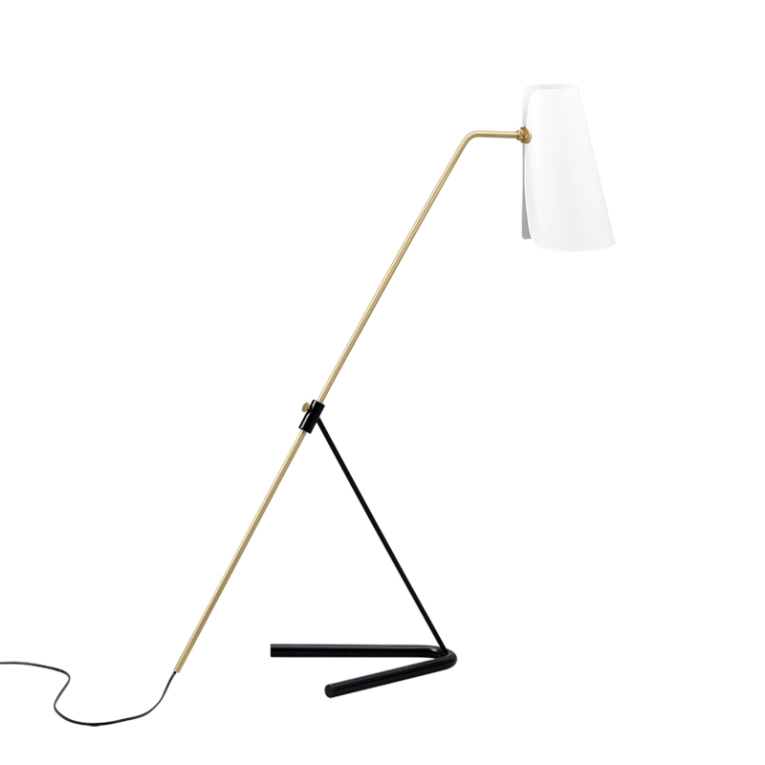 Lampadaire G21 Noir et blanc SAMMODE STUDIO