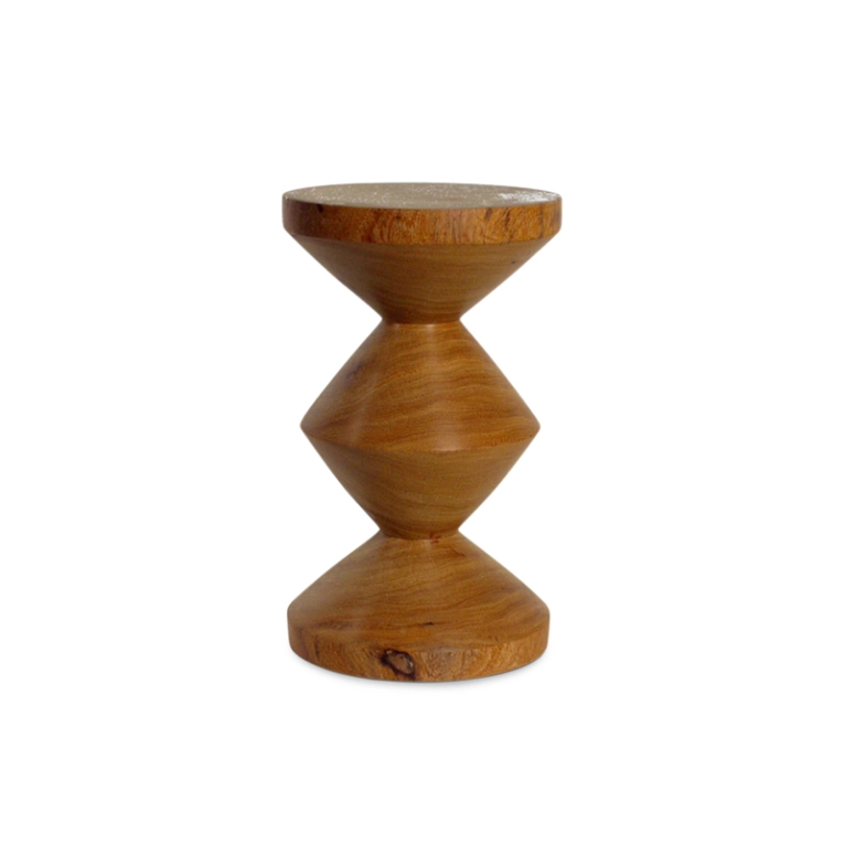 Tabouret ZIG ZAG Bois Cognac POLS POTTEN