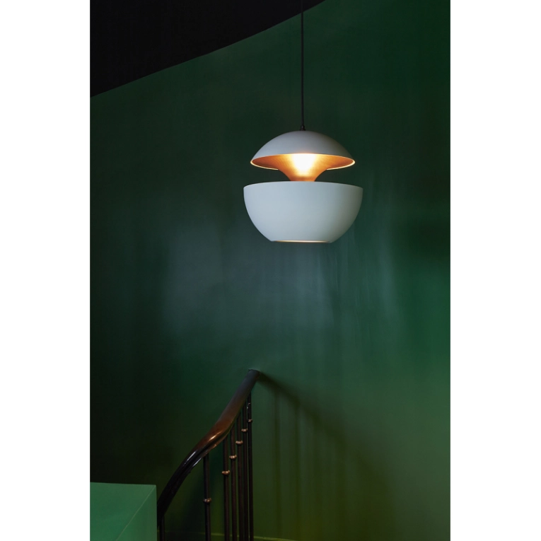 Suspension HERE COMES THE SUN 250 Noir & cuivre DCW EDITIONS