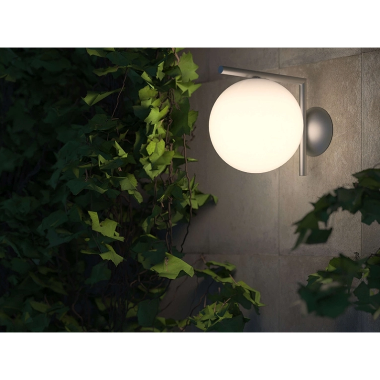Applique IC C/W2 OUTDOOR Marron profond FLOS