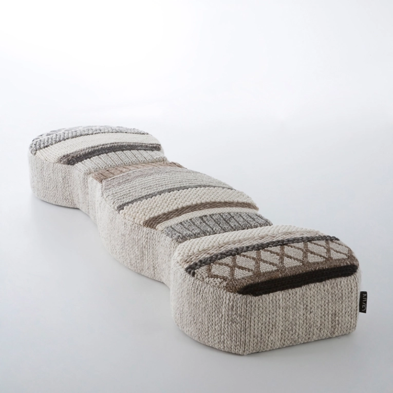 Pouf MANGAS CARAMELO Naturales GAN