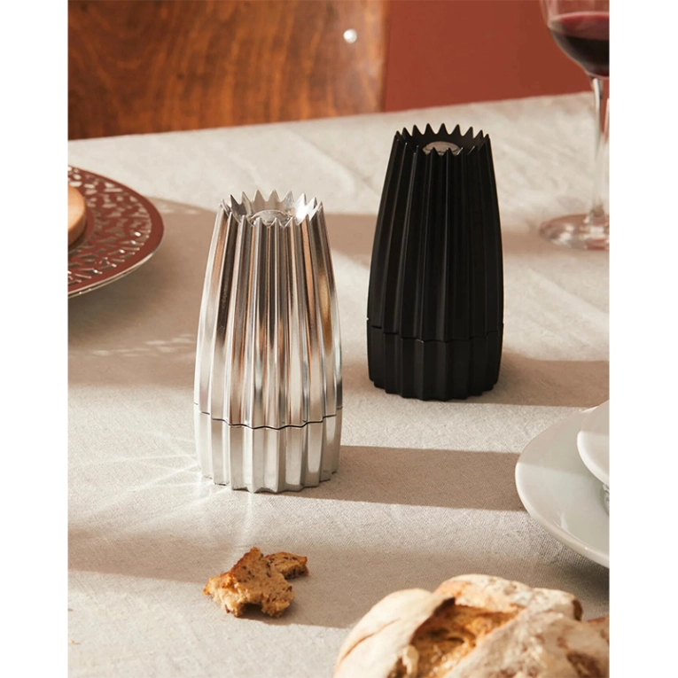 Accessoire de cuisine Moulin à sel et poivre GRIND Noir ALESSI