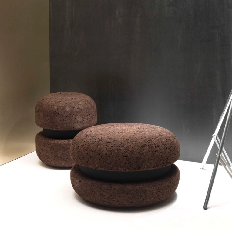 Pouf MACARON STOOL low HAYMANN