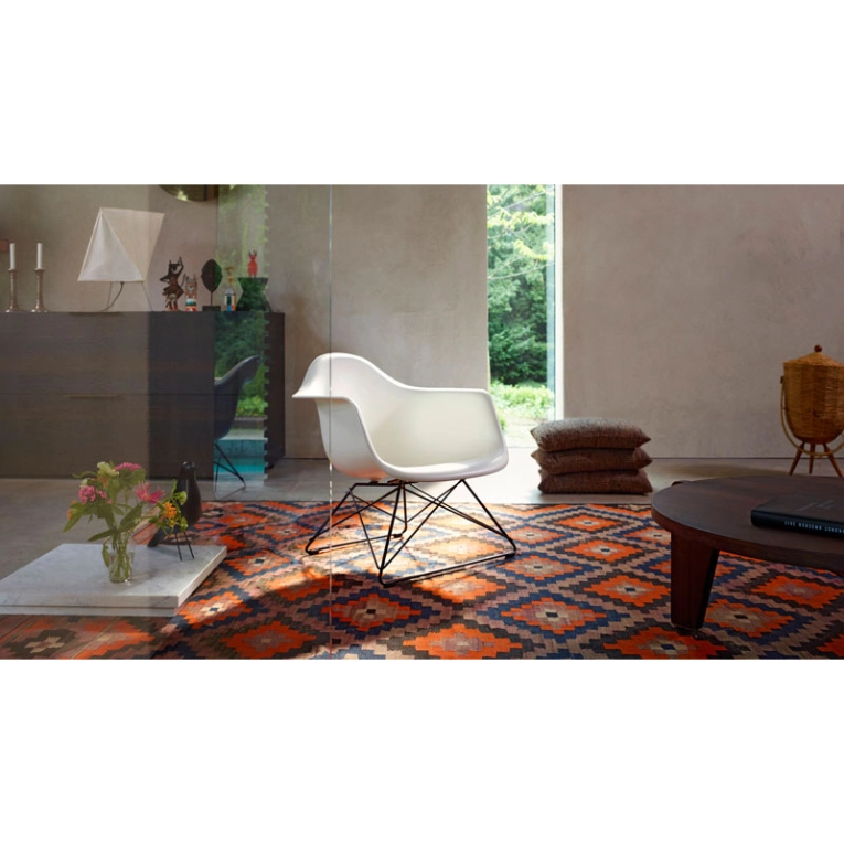 Fauteuil EAMES PLASTIC ARMCHAIR LAR Gris clair RE VITRA