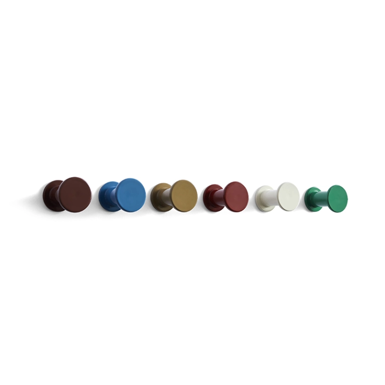 Patère Design Set de 2 patères BOLT Gris clair HAY