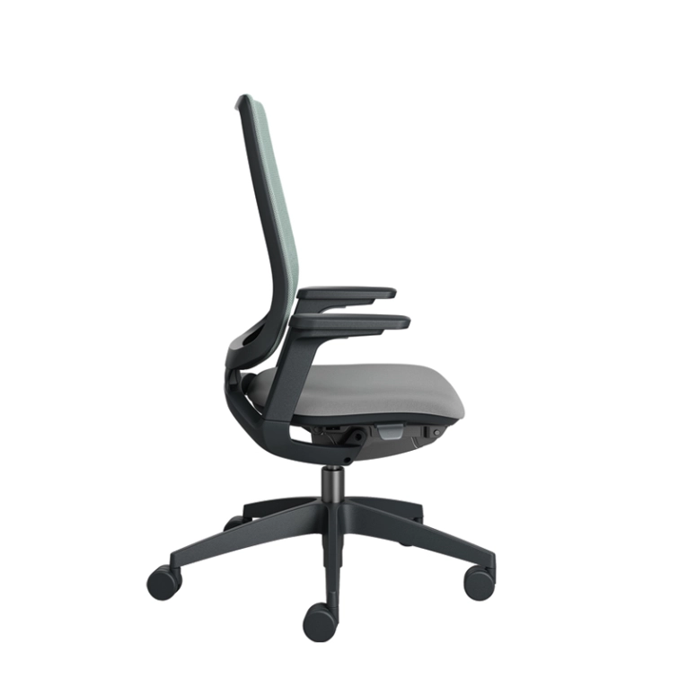 Fauteuil de bureau SE:FLEX Gris clair A60011/ Matcha M94 SILVERA PRO