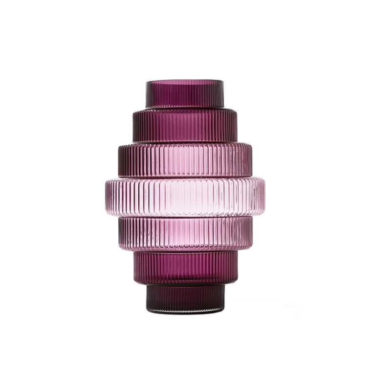 Vase Vase STEPS S Violet foncé POLS POTTEN