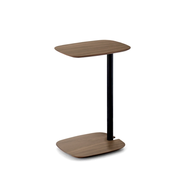 Table d'appoint guéridon MESETA Noyer STUA